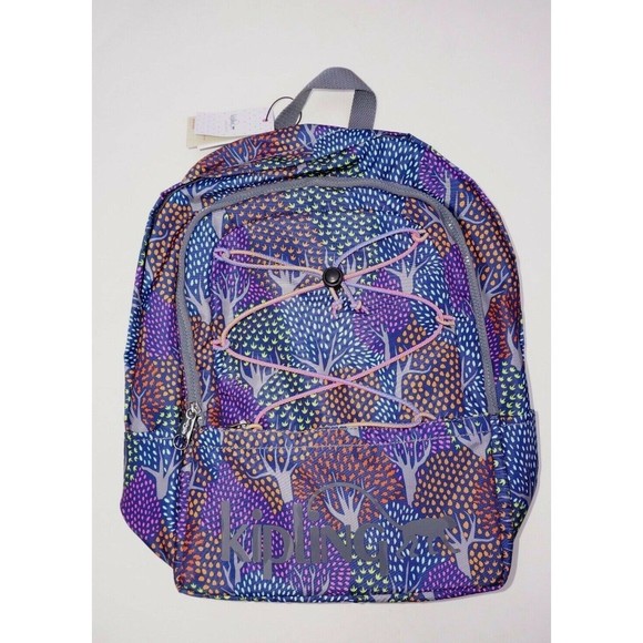 Kipling Monaghan bungee laptop backpack Dots and Dots print NWT main image 5